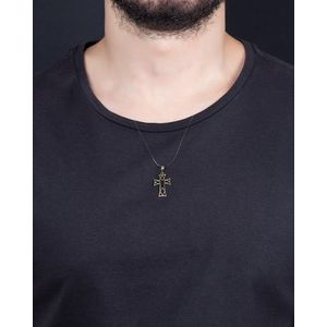 Pingente Cruz Vazada Ouro 18k 750