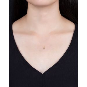 Pingente Coroa Zircônia Ouro 18k 750