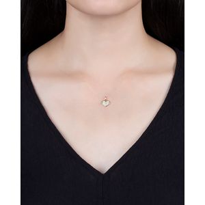 Pingente Coração com Zircônias Ouro 18k 750