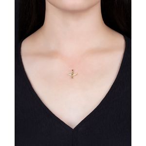 Pingente Espírito Santo com Zircônias Ouro 18k 750
