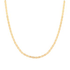 Corrente Piastrine 50cm Ouro 18k 750