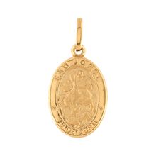 Pingente Medalha São Jorge Ouro 18k 750