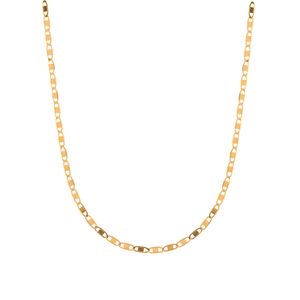 Corrente Piastrine 45cm Ouro 18k 750