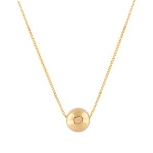 Gargantilha Bola 5mm Ouro 18k 750