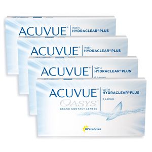Combo 4 Caixas Lentes de Contato Acuvue Oasys