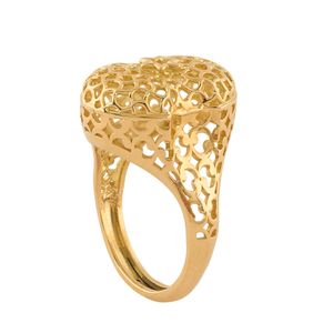 Anel Tela Trabalhada Vazado Ouro 18k 750