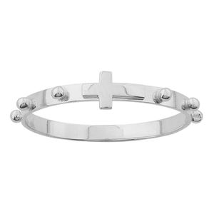 Anel Terço Ouro Branco 18k 750