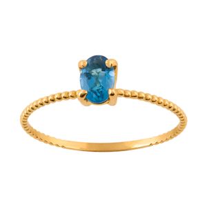Anel Esferas Topázio London Ouro 18k 750
