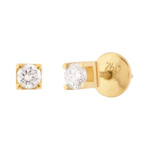 Brinco Cartier Diamante 0,10ct Ouro 18k 750