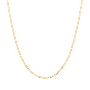 Corrente Piastrine 70cm Ouro 18k 750