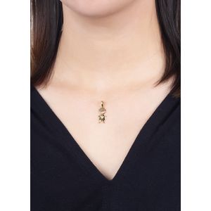 Pingente Menino Coração Zircônias Ouro 18k 750