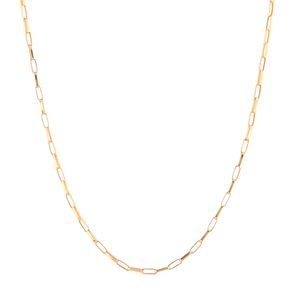 Corrente Cartier Oval 60cm Ouro 18k 750