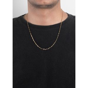Corrente Cartier Oval 60cm Ouro 18k 750