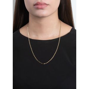 Corrente Piastrine 60cm Ouro 18k 750