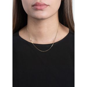 Corrente Piastrine 45cm Ouro 18k 750
