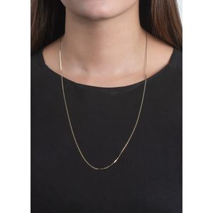 Corrente Piastrine 70cm Ouro 18k 750