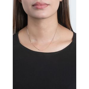 Corrente Piastrine 45cm Ouro 18k 750