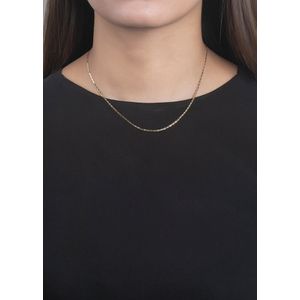Corrente Piastrine 45cm Ouro 18k 750