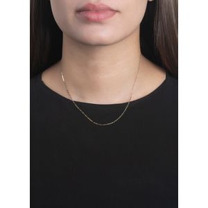 Corrente Piastrine 45cm Ouro 18k 750