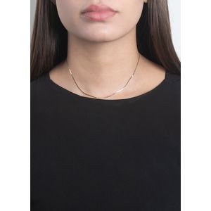 Corrente Piastrine 40cm Ouro 18k 750