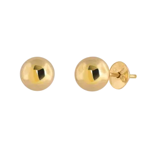 Brinco Bola 5mm Ouro 18k 750