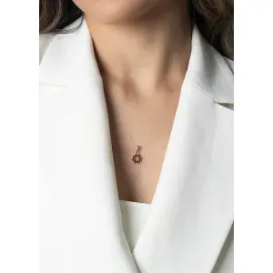 Pingente Flor com Rubis Ouro 18k 750