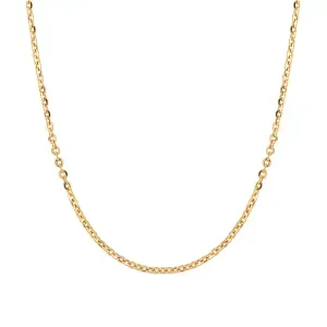 Corrente Bailarina 45cm Ouro 18k 750