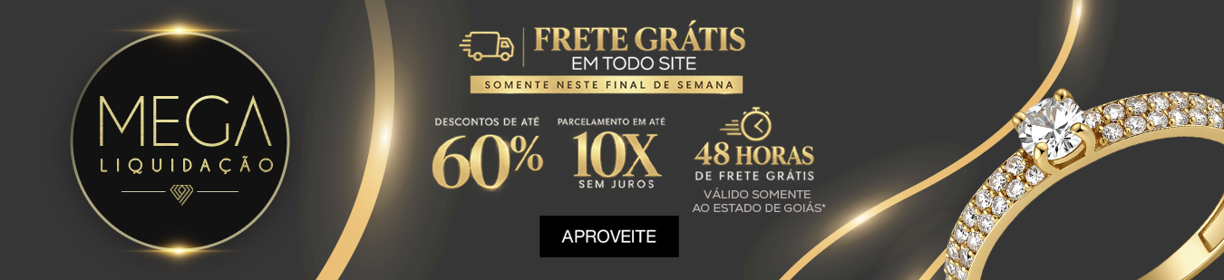 Frete grátis em todo o site para Goiás neste fim de semana